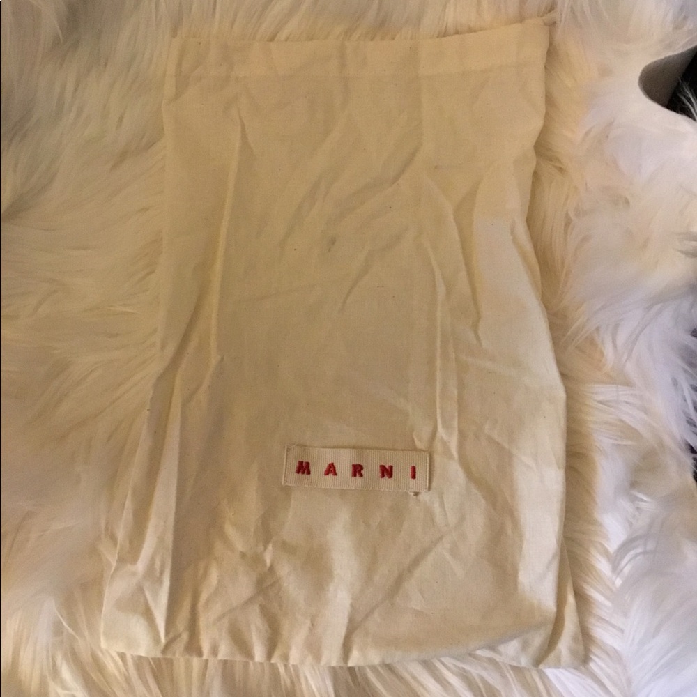 Marni dust bag 9.5” x 14”